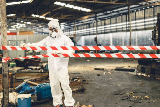 Professional Biohazard technician working in Sheridan, IL
